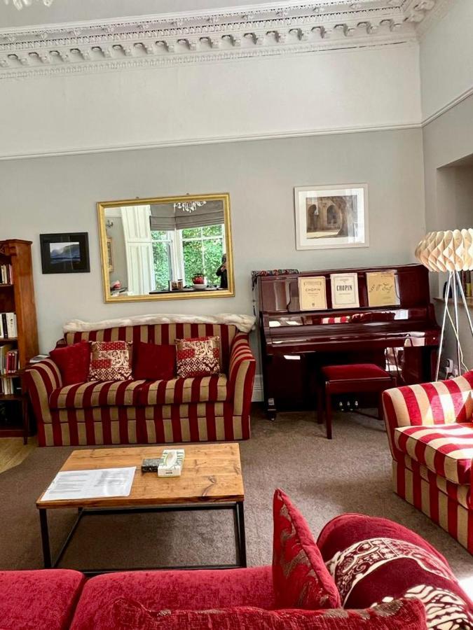Beautiful Double Room In Idyllic West End Townhouse Glasgow Exterior foto